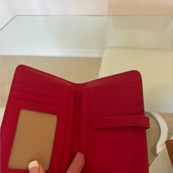 Red Leather Wallet - Picture 4 of 5